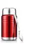 Stainless King 16 Ounce Food Jar with Folding Spoon, Cranberry (Red) Stainless King 16 Ounce Food Jar with Folding Spoon, Cranberry (Red)