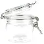 250 Ml Square Clip Top Storage Jar with Airtight Seal Lid Kitchen Food Container Tableware Preserving Cosmetic Cream Organizer 250 Ml Square Clip Top Storage Jar with Airtight Seal Lid Kitchen Food Container Tableware Preserving Cosmetic Cream Organizer