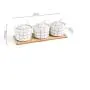 Mini Spice Jars Household ceramic seasoning jar Japanese seasoning box three-piece suit kitchen supplies Mini Spice Jars Household ceramic seasoning jar Japanese seasoning box three-piece suit kitchen supplies