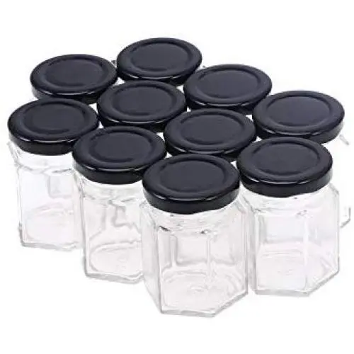 10 Pcs Glass Storage Jars Sealed Transparent Glass Sealed Cans Storage Tanks Food Grains Containers for Restaurant Kitchen 10 Pcs Glass Storage Jars Sealed Transparent Glass Sealed Cans Storage Tanks Food Grains Containers for Restaurant Kitchen