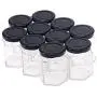 10 Pcs Glass Storage Jars Sealed Transparent Glass Sealed Cans Storage Tanks Food Grains Containers for Restaurant Kitchen 10 Pcs Glass Storage Jars Sealed Transparent Glass Sealed Cans Storage Tanks Food Grains Containers for Restaurant Kitchen