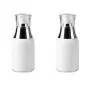 2 PCS Bouteilles à Pompe d'Aspiration en Acrylique Blanc Remplissage Vide pour Maquillage Crème Yeux Lotion Émulsion Produits d'Entretien Corporel Récipients de Voyage (50 ml / 1,7 oz) 2 PCS Bouteilles à Pompe d'Aspiration en Acrylique Blanc Remplissage Vide pour Maquillage Crème Yeux Lotion Émulsion Produits d'Entretien Corporel Récipients de Voyage (50 ml / 1,7 oz)