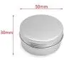 Ymkf Sqqr 30 Pack aluminum round lip balm tin container bottle with screw thread lid - great for store spices, candies, tea or gift giving, (1oz) Ymkf Sqqr 30 Pack aluminum round lip balm tin container bottle with screw thread lid - great for store spices, candies, tea or gift giving, (1oz)