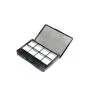 Leere Augenpalettenbehälter Lippenstift Kosmetikcreme Träger Mehrfachschale Minihalter Fall Make-up Trockenpulver Organizer Probe Kleine Box Spiegel Verschluss Metallschale Reise-Werkzeug