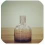 Chic European Natural Glass Storage Jar Bottle Scandinavian Nordic Elegant Desk Storage Bottle Organizer Flower Container Decor,1
