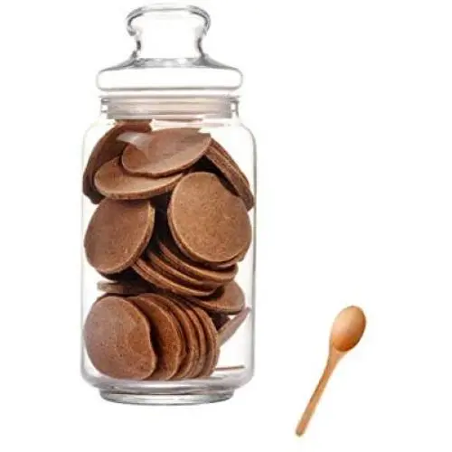 XSWZAQ Sealed cans glass transparent storage jars moisture-proof milk powder cans food grains and grains tea storage tanks (Size : 1000ml) XSWZAQ Sealed cans glass transparent storage jars moisture-proof milk powder cans food grains and grains tea storage tanks (Size : 1000ml)