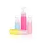 6er Set 30 ml 1 OZ Leere Macaron Farbige Plastik-Lotion-Behälter mit Pumpen, Wiederbefüllbar, Tragbar, Robust, Kosmetikbehälter, Shampoo, Duschgel, Conditioner für Reisen und den täglichen Gebrauch, Farbe zufällig