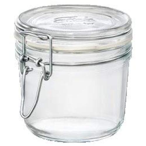 Bormioli Rocco Fido Jar .35 Litter (11.75 Ounce)  Round with Clear Lid