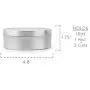 16-Ounce Metal Candle Tins (12-Pack); Silver Round Containers for Candles, Spices, Travel, Food Storage Etc. 16-Ounce Metal Candle Tins (12-Pack); Silver Round Containers for Candles, Spices, Travel, Food Storage Etc.