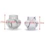 Cereal Containers Ceramic Seal Canister, Milk Powder Can Candy Tea Tank Containers (Size : 1211cm)