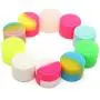 Contenants d'Énergie Colorés en Silicone Rond, 2ML, 100 Pièces – Boîtes de Rangement S &[Non-Stick]