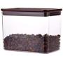 Kitchen Food Storage Jar Airtight Food Storage Food Storage Containers, Kitchen Storage Tanks Tea Coffee Beans Seals Moisture-proof Square Sealed Cans (Size : Pack of 2)