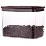 Kitchen Food Storage Jar Airtight Food Storage Food Storage Containers, Kitchen Storage Tanks Tea Coffee Beans Seals Moisture-proof Square Sealed Cans (Size : Pack of 2)