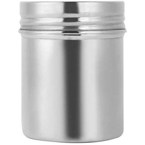 Food Storage Jar, 304 Stainless Steel Sealed Storage Jar Portable Tea Coffee Beans Container(Small)