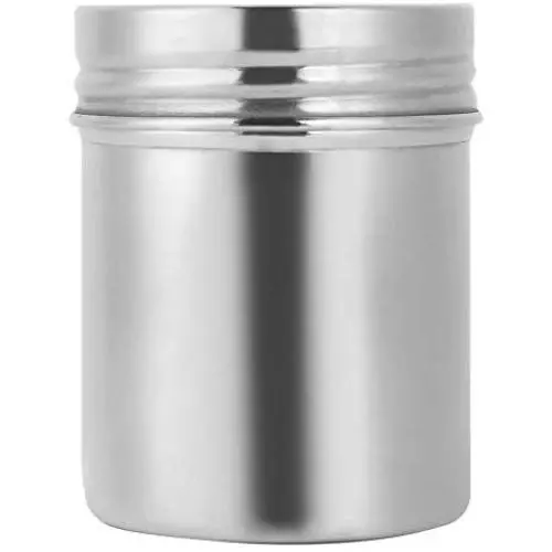 Bocal de Rangement Alimentaire, Acier Inoxydable 304 Scellé Portable pour Thé, Café, Graines (Petit)