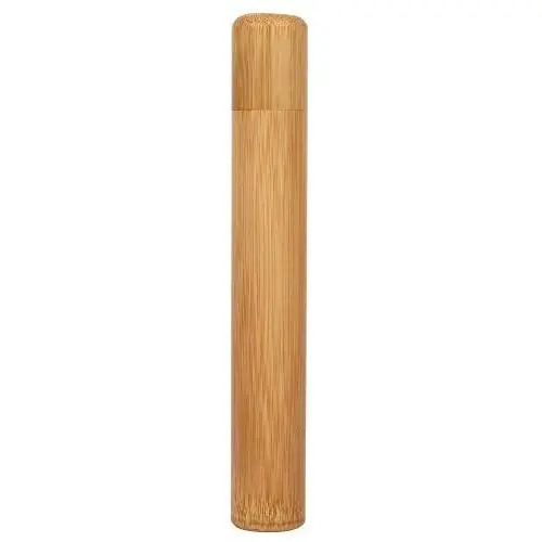Fdit Tragbarer Handgefertigter Bambus Teebehälter Versiegelung Lagerbehälter Behälter Schachtel Duftschale mit Deckel Küchenzubehör (#4-2.5 x 19cm)