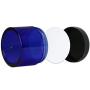 Beauticom 2 oz./ 60 Grams/ 60 ML (Quantity: 36 Packs) Thick Wall Round COBALT BLUE Plastic LEAK-PROOF Jars Container with BLACK Lids for Cosmetic, Lip Balm, Creams, Lotions, Liquids