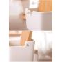 LQQGXLCondiment bottle, jar condiment storage box Spice jar white, ceramic sugar jar with lid, condiment jar, seasoning box set with lid spoon and tray