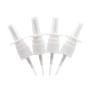 12PCS White Plastic Empty Refillable Nasal Spray Bottles Fine Mist Vials Atomizers Nozzle Mist Container DispenserTravel Sample Trial Packing Set for Makeup Water Essential Oils Perfumes(30ML/1OZ)