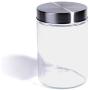 Food Saver Tall Clear Glass Storage Container Jar with Airtight Lid, 50 oz