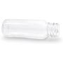 12Pcs 10ml/20ml Empty Refillable Clear Plastic Bottle with Aluminum Screw Cap Travel Small Container (10 ML)