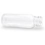 12Pcs 10ml/20ml Empty Refillable Clear Plastic Bottle with Aluminum Screw Cap Travel Small Container (10 ML)