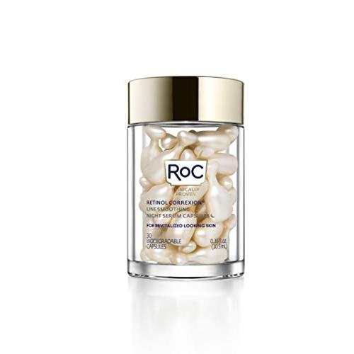 RoC Retinol Correxion Line Smoothing Night Serum Capsules, 30 Count