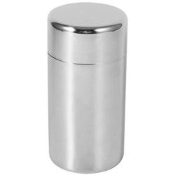 Stainless Steel Tea Tins Canister Home Kitchen Canisters for Tea Coffee Sugar Storage Sealed Against Moisture With lid(L)