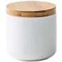 YTF-Ceramic storage container, black and white large candy dry goods tea sealed cans