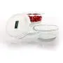 Kitchen Food Storage Jar Airtight Food Storage Glass Food Container Heat Resistant With Lid High Capacity Strong Sealing Round Used For Fruit Salad Snack Vegetables Storage Kitchen Food Storage Jar Airtight Food Storage Glass Food Container Heat Resistant With Lid High Capacity Strong Sealing Round Used For Fruit Salad Snack Vegetables Storage