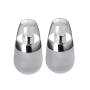 2 Pcs (30ml/1oz) Egg Shape Frost Glass Lotion Bottle with Silver Ring Refillable Empty Bottle Portable Empty Bottle Pot Makeup Holder Travel Sub Bottling for Lotion Essence Emulsion Essence Serum