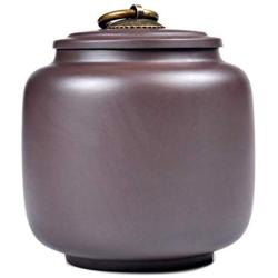 Home Décor Ceramic Jar Purple Sand Tea Jar Home Ceramic Sugar Jar Kitchen Storage Accessories Decorative Accessories (Color : A)