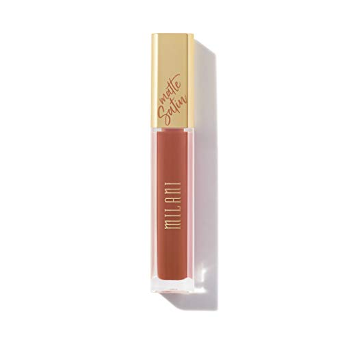 Milani Amore Satin Matte Lip Crème - Velvet (0.22 Fl. Oz.) Cruelty-Free Nourishing Lip Gloss with a Soft, Full Matte Finish