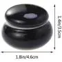 BESTONZON 1pc Mini Storage Box/Jars,Exquisite Portable Ceramics Case,Makeup Sealed Bottle,Suitable for Cream Rouge,Jewelry,Bead(4.6X2.7X3.5CM Black) BESTONZON 1pc Mini Storage Box/Jars,Exquisite Portable Ceramics Case,Makeup Sealed Bottle,Suitable for Cream Rouge,Jewelry,Bead(4.6X2.7X3.5CM Black)