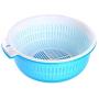 Wesoky Multi functional Double Layer Detachable Draining Basket Kitchen Storage Colanders