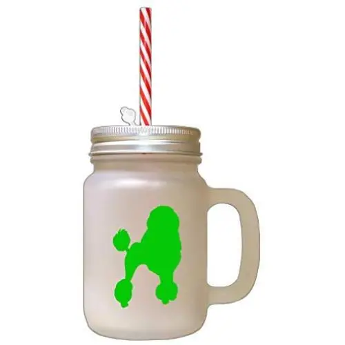 Silhouette de Canard Vert en Verre Froissé dans une Jarre en Verre avec Paillasse Silhouette de Canard Vert en Verre Froissé dans une Jarre en Verre avec Paillasse