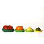 Zxyyxz Reusable Silicone Food Piggy Bank, Set 4, Fresh Green