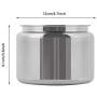 800 Ml Metal Aluminum Sealed Cans Portable Travel Tea Caddy Airtight Smell Proof Food Container Stash Jar Kitchen Storage Box