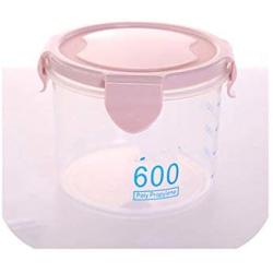 Transparent Plastic Sealed Cans Food Grain Storage Jar Kitchen Grain Storage Box,1