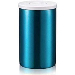 Coffee Canister Airtight Container Stainless Steel Storage Jars for Tea Coffee Sugar Coffee Tin/Tea Caddy/Kitchen Storage Tin/Canister Canisters with co2 Valve,Blue