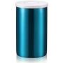 Coffee Canister Airtight Container Stainless Steel Storage Jars for Tea Coffee Sugar Coffee Tin/Tea Caddy/Kitchen Storage Tin/Canister Canisters with co2 Valve,Blue