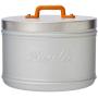 Italo Ottinetti Aluminium Storage Canister Biscotti 16 cm, Metallic, One Size