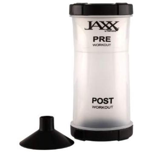Fit & Fresh Jaxx Powder Pack, Convenient Container for Taking Protein Powder and Supplements On The Go, 12 oz