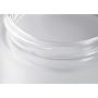 Frosted Clear Glass Straight Sided Jar - 4 oz (6 Pack) + Spatulas