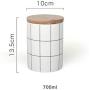 Ceramics Storage Jars Bottle Sealed Cans Tea Boxes Nordic Style Storage Containers with Lid Tank for Spices Kitchen Accessories