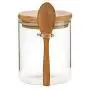 Food Storage Glass Jar Clear Sealed Canister Container With Lid And Spoon For Loose Tea Salt Sugar Coffee Bean Preservation Food Storage Glass Jar Clear Sealed Canister Container With Lid And Spoon For Loose Tea Salt Sugar Coffee Bean Preservation