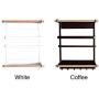 Magnetic Fridge Organizer Kitchen Rack with Paper Towel Holder Rustproof Spice Jars Rack Heavy-duty Refrigerator Storage Shelf