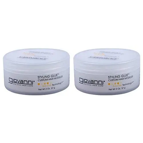 GIOVANNI - Eco Chic Styling Glue- Custom Hair Modeler (2 Ounce Jar)- 2 PACK GIOVANNI - Eco Chic Styling Glue- Custom Hair Modeler (2 Ounce Jar)- 2 PACK