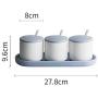 Mini Spice Jars Household seasoning jar ceramic set European kitchen supplies