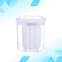 UPKOCH Food Storage Plastic Clear 4 Compartments Detachable Kitchen Cereal Container Dry Food Storage Jar with Lid for Kitchen Food